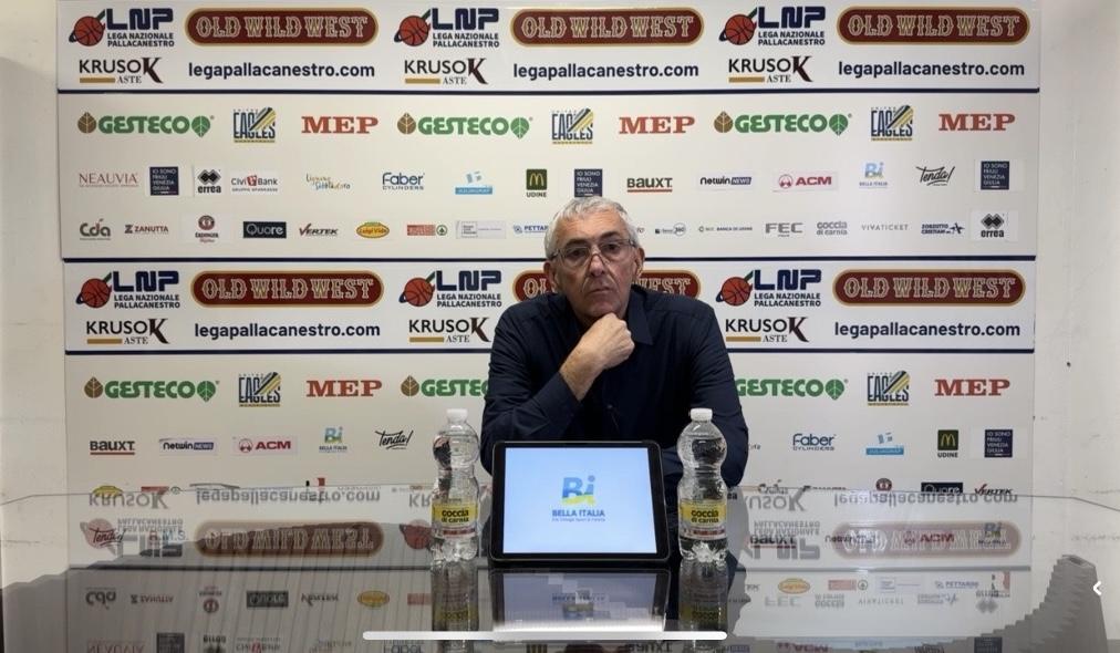 UEB Cividale, Pillastrini: “La squadra ha interpretato benissimo la partita, in passato ci saremmo fatti prendere dalla frustrazione”