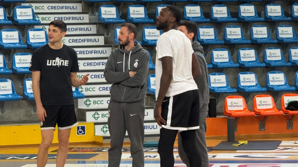 Apu Udine, riprendono gli allenamenti al PalaCarnera Credifriuli in vista di Varese
