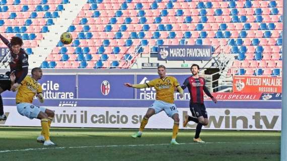 Bologna-Udinese 2-1, LE IMPRESSIONI A FINE PRIMO TEMPO: brutto approccio alla partita