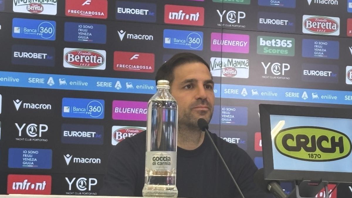 Como, Fabregas in conferenza: “Non abbiamo fatto la partita che mi aspettavo e il merito è dell’Udinese”