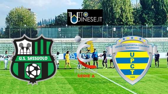 RELIVE Serie A Femminile Sassuolo-Upc Tavagancco 2-0: quarto ko di fila per le friulane!