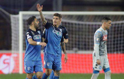 Serie A, l’Empoli batte il Napoli: impresa che inguaia l’Udinese