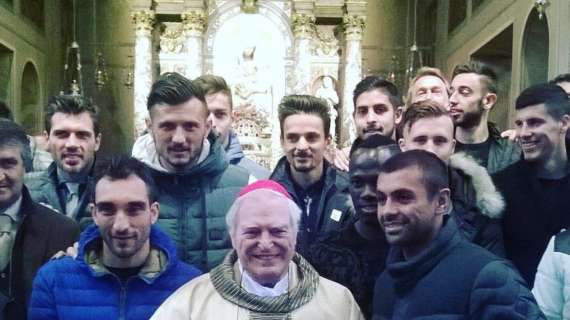 Udinese a Castelmonte. Monsignor Brollo: "Cercate di vincere e rendete onore allo stadio"