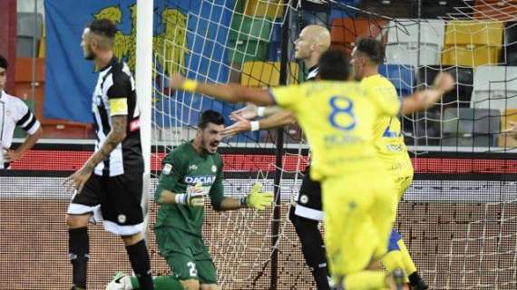 Udinese-Chievo Verona 1-2, LE PAGELLE: si salva solo Thereau. Male Scuffet