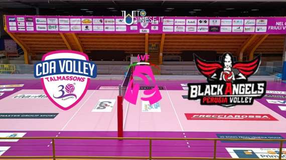 RELIVE CDA Talmassons FVG-Black Angels Perugia 2-3: prima sconfitta per le pink panthers