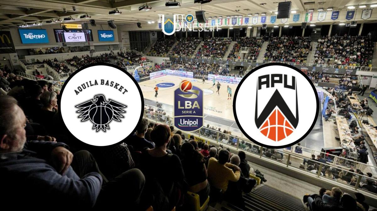 DIRETTA Aquila Trento-APU Udine 33-45: TERZO QUARTO