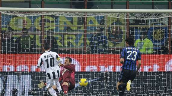 L'Udinese non perde a San Siro con l'Inter dal 2010