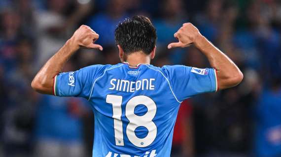 Napoli, Simeone: "Abbiamo fatto una grande partita"