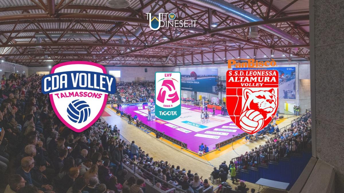DIRETTA Serie A2 CDA Talmassons FVG-Panbiscò Leonessa Altamura 3-0: RISULTATO FINALE