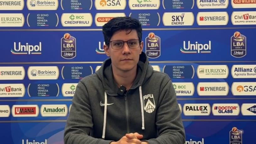 APU Udine, Pomes: "Venezia ha uno dei roster più prestigiosi, sarà una partita tosta e fisica"
