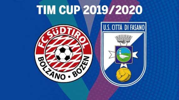 Tim Cup, il Sudtirol batte 4-2 il Fasano e sfiderà ora la Virtus Entella
