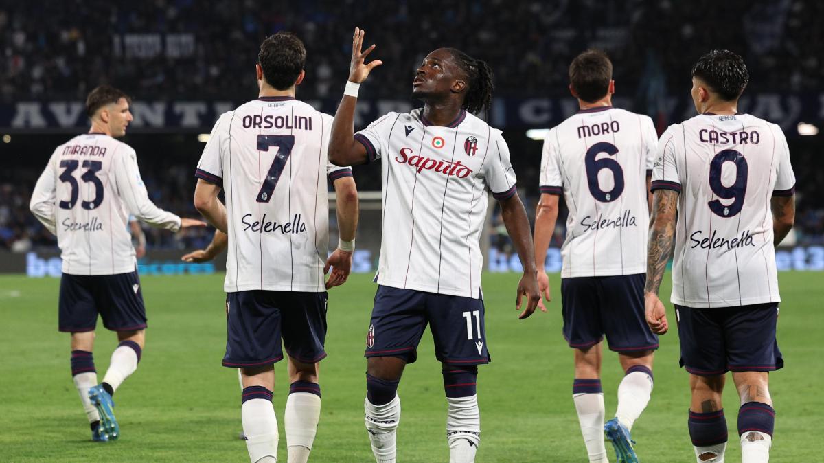 Serie A, il Bologna vince a Napoli e supera l'Udinese in classifica
