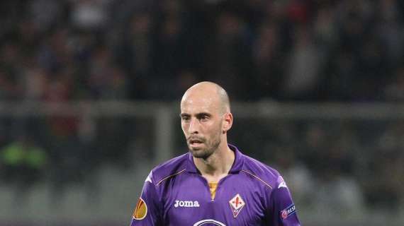Fiorentina, Borja Valero termina in anticipo l'allenamento