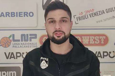 Apu Udine, Italiano: "Sono pronto a rientrare in campo"