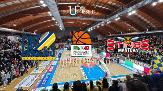 RELIVE Serie A2 Girone Rosso UEB Gesteco Cividale - Staff Mantova 79-64: RISULTATO FINALE, LA GESTECO RIPRENDE A VINCERE!