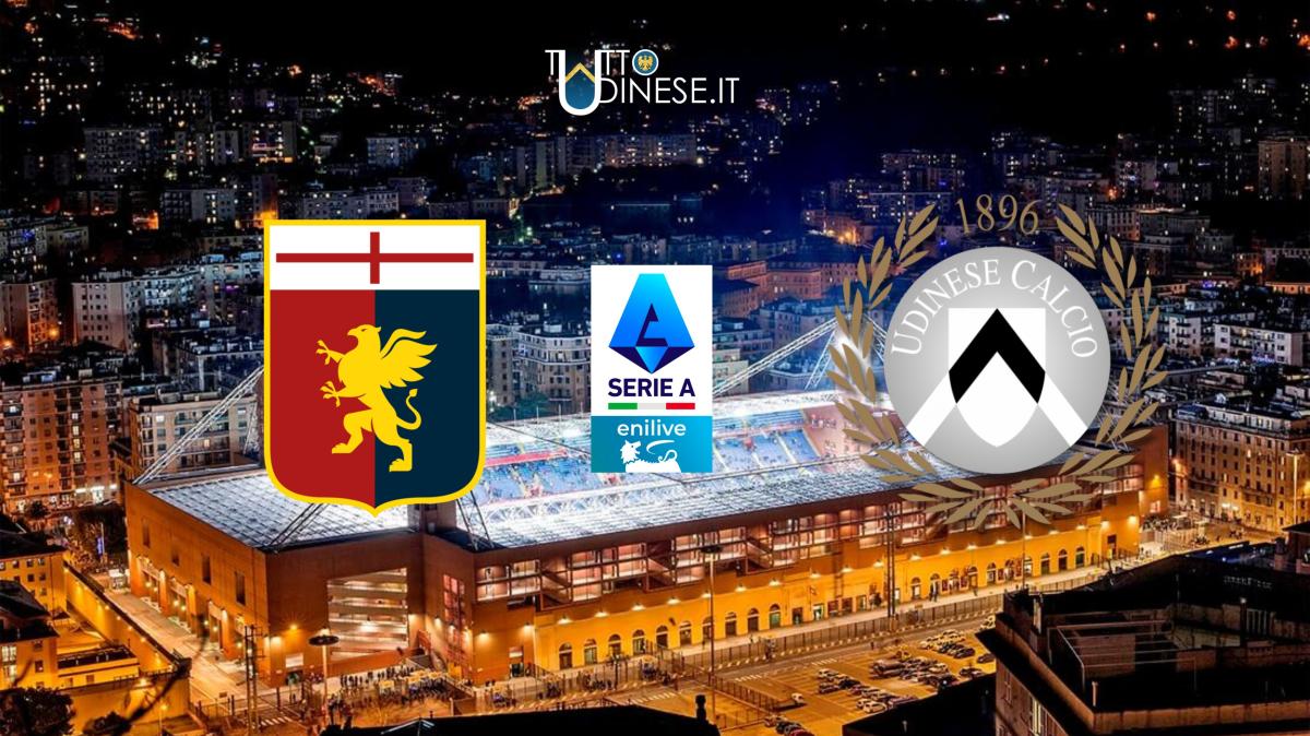 DIRETTA SERIE A Genoa-Udinese: calcio d'inizio alle 20:45