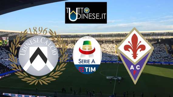 RELIVE Serie A Udinese-Fiorentina 1-1: un buon punto al Friuli ma non arriva la svolta