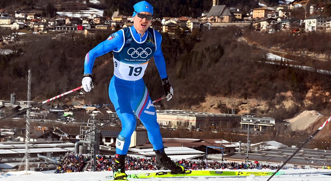 Olimpiadi, il sappadino Graz ottavo nello skiathlon maschile