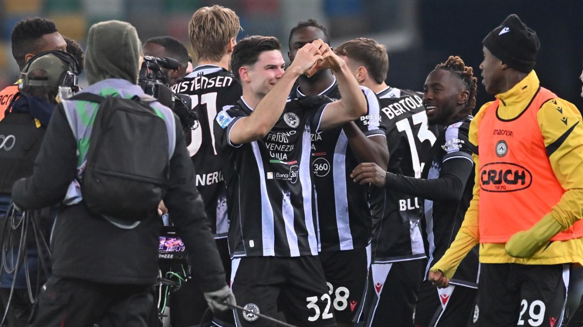 Udinese-Roma 1-0, il tabellino della gara del Bluenergy Stadium