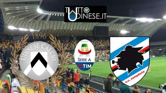 RELIVE Serie A, Udinese-Sampdoria 1-0: primi tre punti per la banda Velazquez al Friuli!