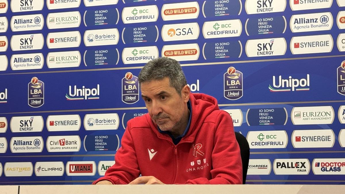 APU Udine-Reggio Emilia 85-90, Priftis: "In queste partite il talento non basta, complimenti ai miei ragazzi"