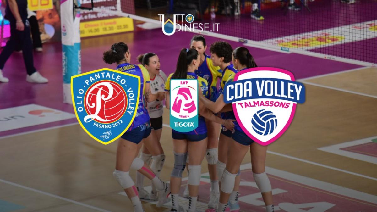 DIRETTA Serie A2 Olio Pantaleo Fasano-CDA Talmassons FVG 3-1: RISULTATO FINALE