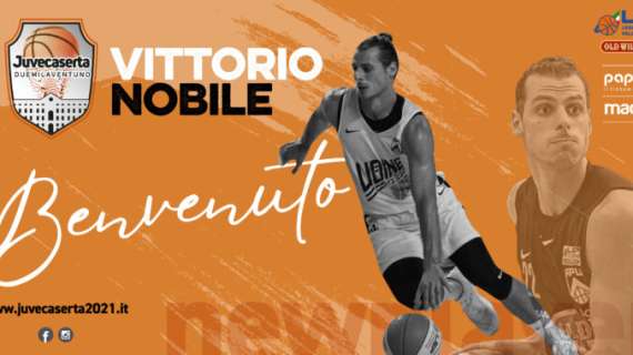 Ufficiale la nuova avventura dell'ex APU Vittorio Nobile: è la Juvecaserta 2021