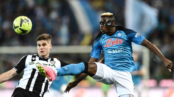 Udinese-Napoli 1-1, il tabellino del match