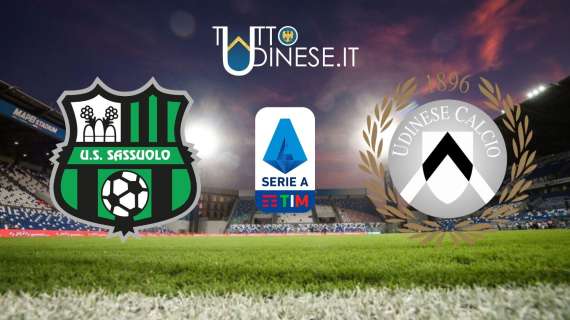 RELIVE SERIE A - Udinese-Sassuolo 0-0: finisce senza reti a Reggio Emilia