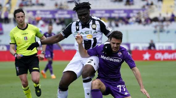 Fiorentina-Udinese 2-0, LE PAGELLE: disastro Becao, Nestorovski non pervenuto. Ebosele intraprendente, Semedo sfortunato