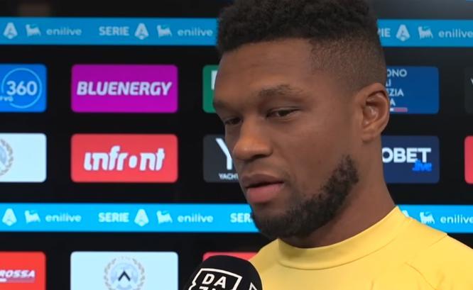 Udinese, Kabasele a DAZN: "Abbiamo fame, 50 punti è l'obiettivo minimo"