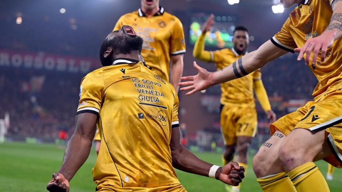 Udinese, è un Davis da 10 e lode: doppia cifra raggiunta, l’uomo copertina è ancora lui