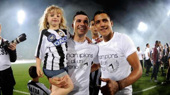 Sanchez: "Di Natale il più forte con cui abbia mai giocato. Per il compleanno gli auguro di tornare in Nazionale"