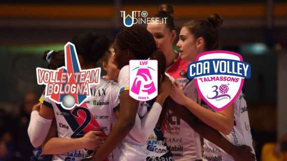 RELIVE Serie A2, Volley Bologna 1-3 CDA Talmassons FVG (23-25): quinta vittoria consecutiva per la CDA