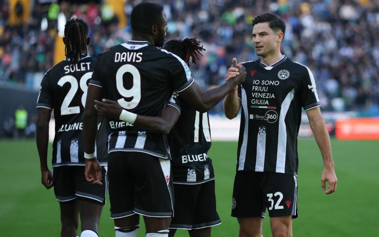 Udinese squadra da trasferta: bianconeri secondi per punti fatti fuori casa