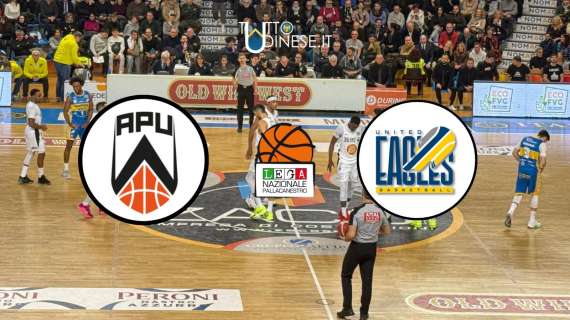 DIRETTA Serie A2 Apu Udine-UEB Gesteco Cividale 76-66: RISULTATO FINALE