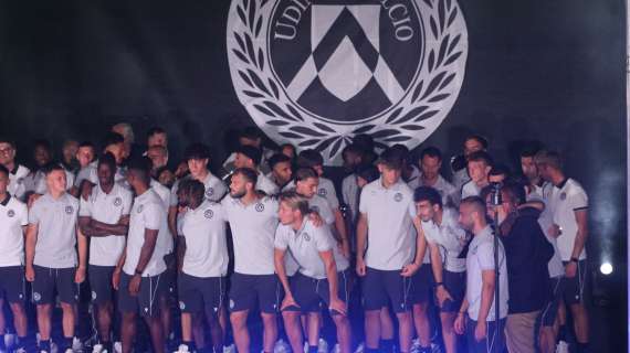 Udinese, presentata la prima squadra: assenti Brenner e Sanchez