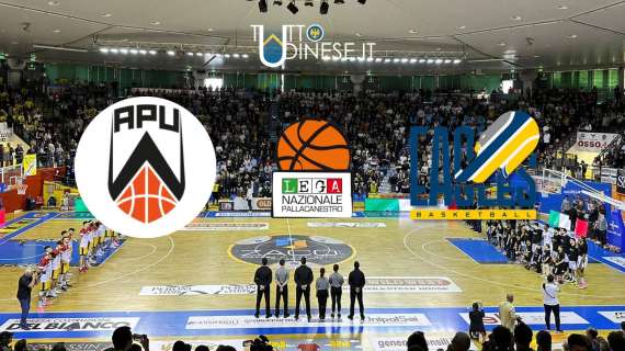 RELIVE Serie A2 Playoff Quarti di finale Apu Udine-UEB Gesteco Cividale 82-88: RISULTATO FINALE