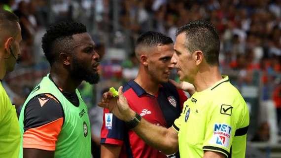 Cagliari-Udinese 0-0, la moviola: Doveri dirige con sicurezza e carattere
