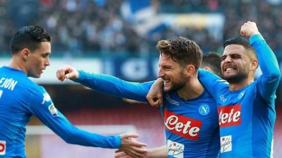 Serie A, i risultati: Mertens trascina il Napoli, colpaccio Verona