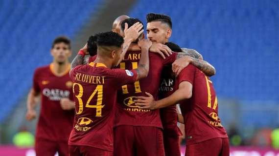 Serie A, Roma padrona, Cagliari assente: Pastore-Fazio-Kolarov calano il tris