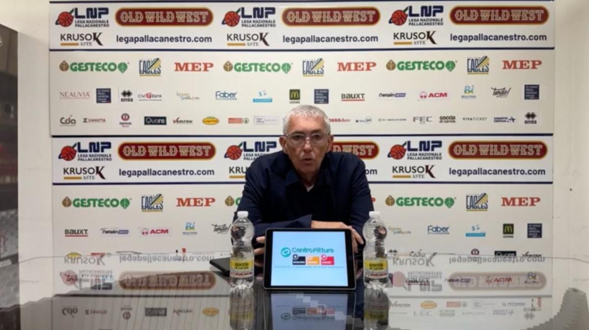 UEB Cividale, Pillastrini: "Partita molto particolare, Cento gioca in modo originale"