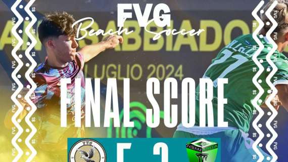 FVG Beach Soccer chiude la tappa lignanese con una vittoria per 5-3 contro Lamezia