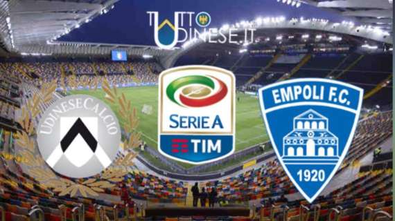 RELIVE Serie A Udinese-Empoli 2-0: Felipe e Perica e primi tre punti al Friuli!