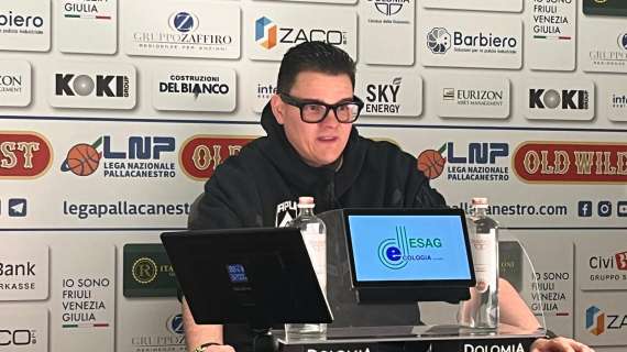 Apu Udine, coach Finetti: "Esco dal Carnera a testa alta. Questo è un club serio, con un progetto valido"