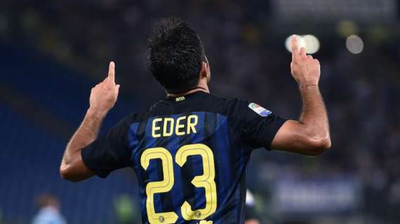 Inter, Eder al 45esimo: "Vogliamo onorare la maglia"