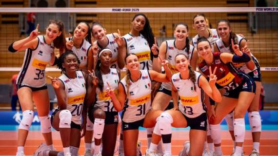 Universiadi, vittoria all’esordio per l’Italia 3-0 contro gli Usa: in campo Frosini ed Eze