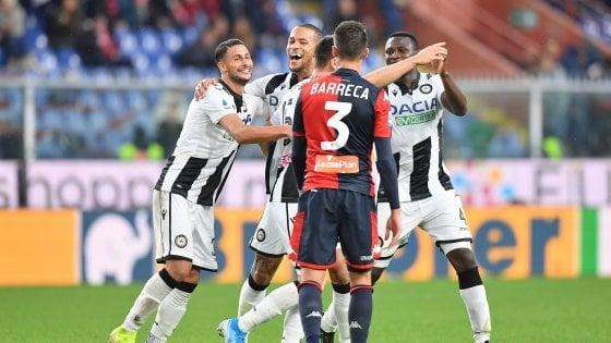 Genoa-Udinese 1-3, LE PAGELLE: al Ferraris arriva la prestazione