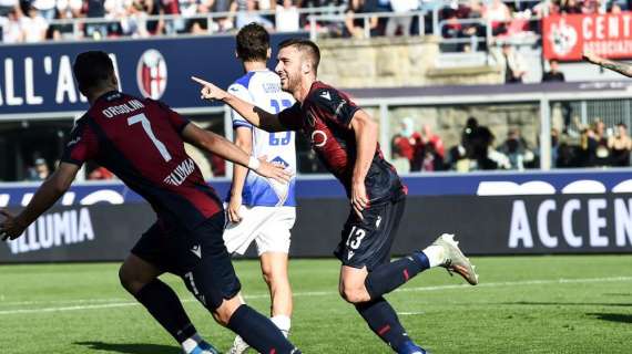 Serie A, Bologna-Samp 2-1: Bani eroe inatteso. Rossoblù tornano al successo