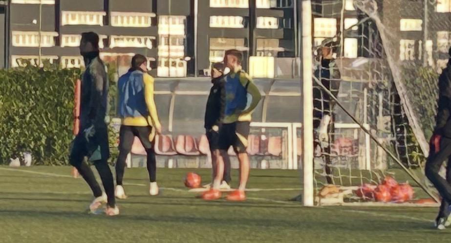 Udinese, Bertola regolarmente in gruppo nella seduta di allenamento odierna